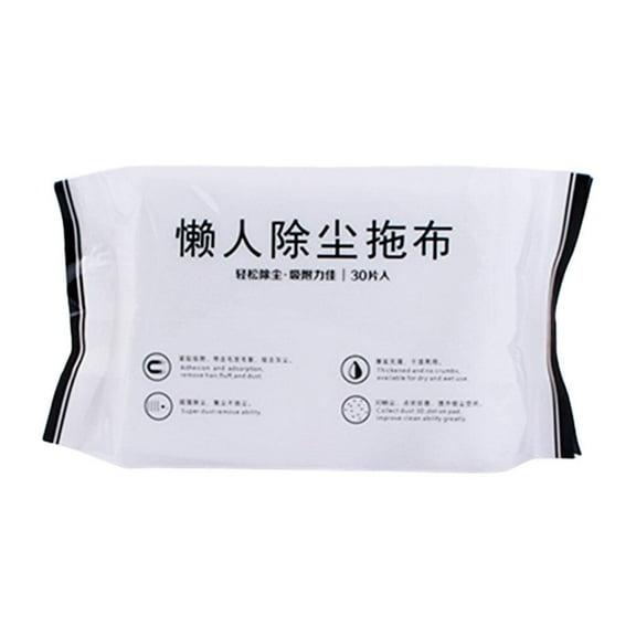 30pcs Disposable Electrostatic Dust Removal Mop Paper Cloth Home New B8 S6Y