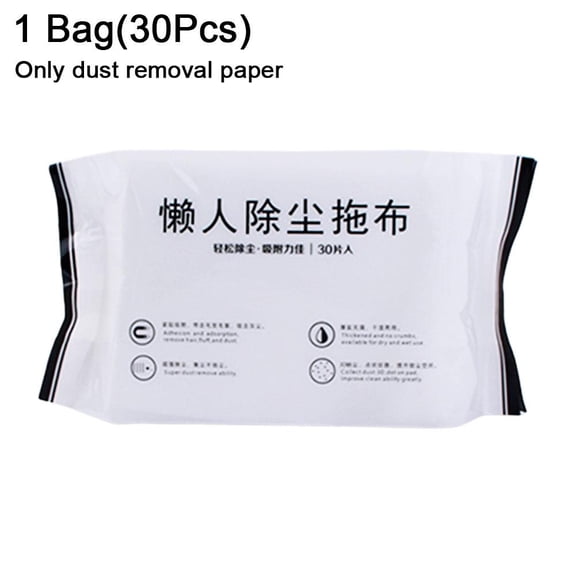 30pcs Disposable Electrostatic Dust Removal Mop Paper Home Cleaning Cloth