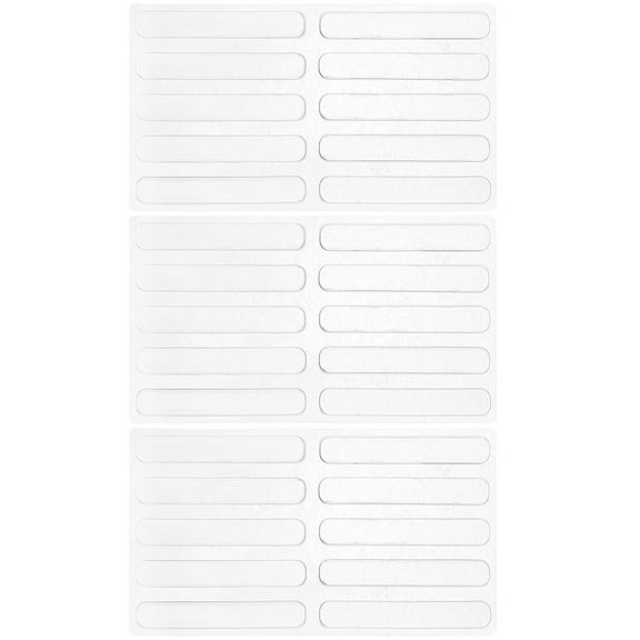 30pcs Door Bumpers Furniture Clear Bumpers Adhesive Cabinet Strips for Glass Tops