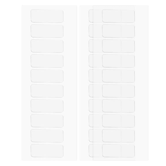 30pcs Double Sided Adhesive Pads, 1.9 x 0.7inch Removable Rectangle Poster Tape Double Sided Tape Nano Wall Mount Stickers for Walls Hanging