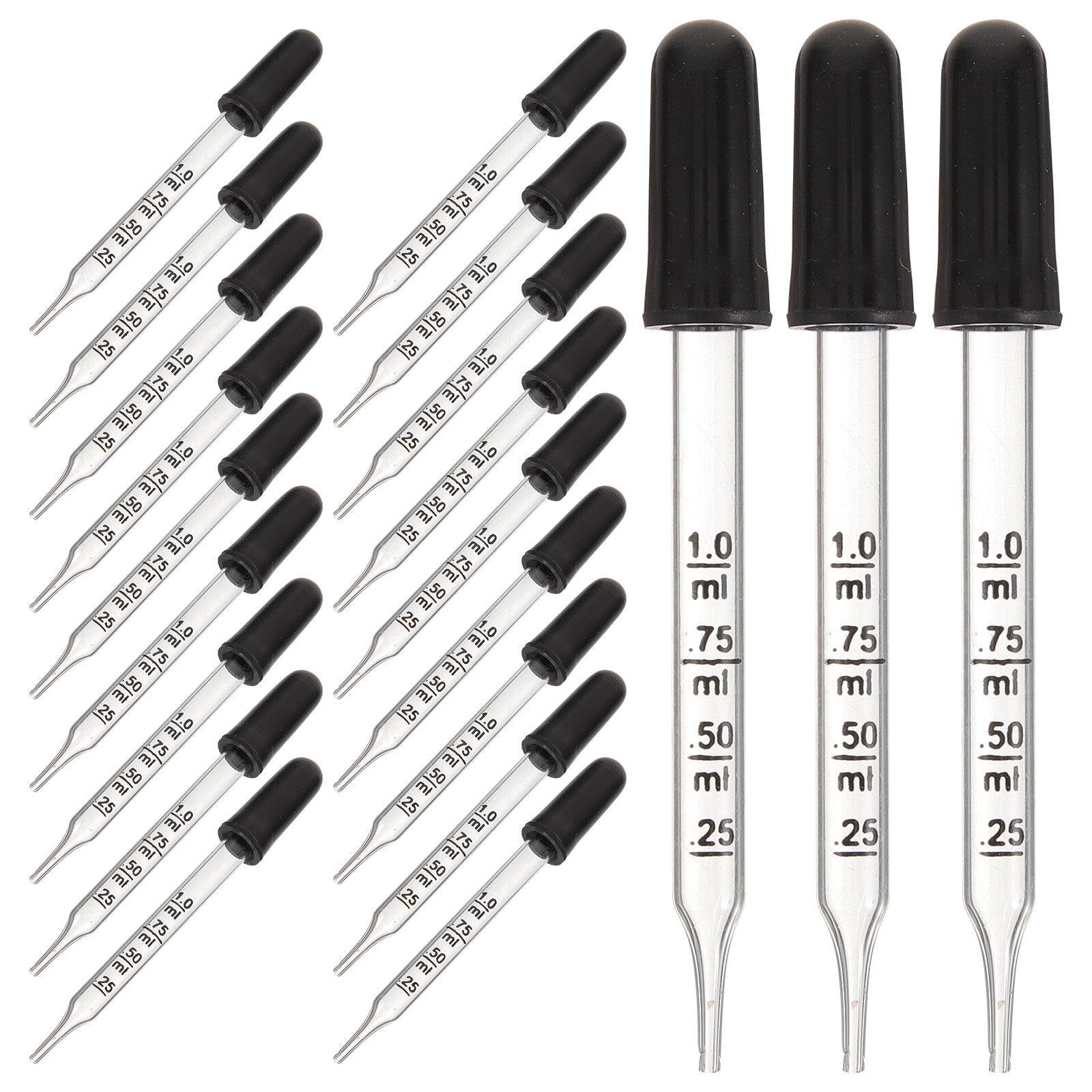 30pcs Droppers Essential Oil Dropper Pipettes Medicine Dropping