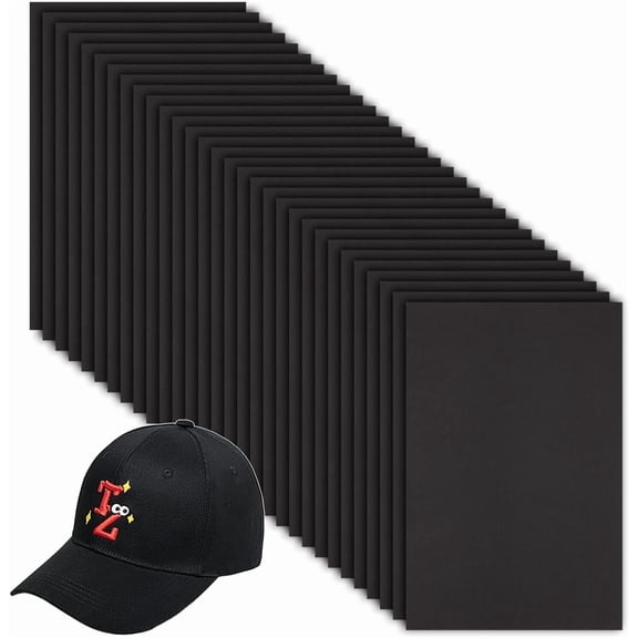 30pcs EVA Foam Sheets Rectangle Black 230x154x2mm