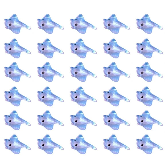 30pcs Figures Miniature Resins Sea Animal Creatures Figurines Ornaments for Garden Landscape Decoration