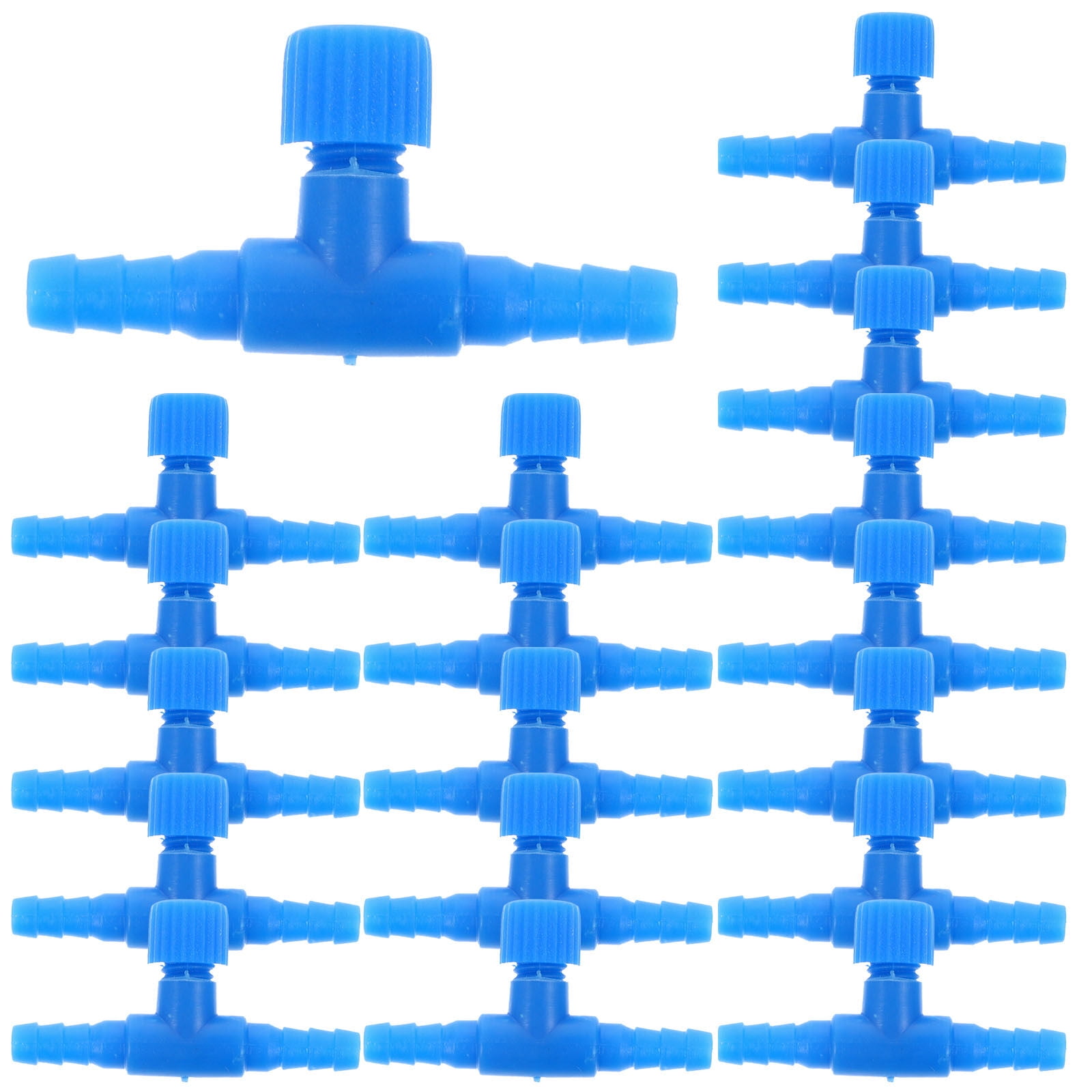 30pcs Fish Tank Aquarium Air Inline Tubing Connector Valves Small