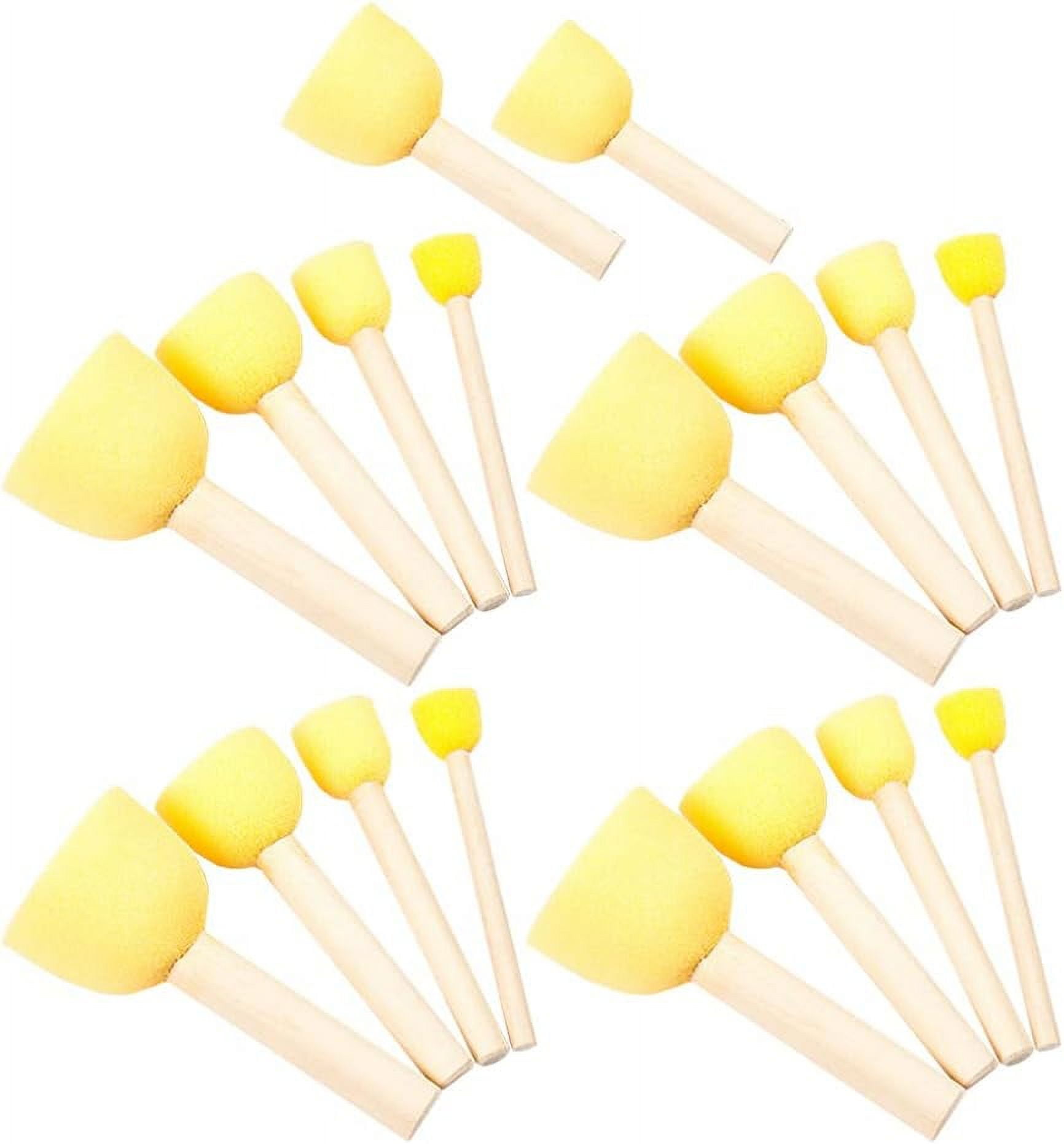 30pcs Foam Sponge Mushroom Head Sponge Stampers Sponge Paint Dabbers