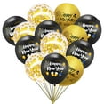 thumbnail image 1 of 30pcs Happy New Year Latex Balloons, Black Gold Happy New Year Beer Latex Balloon Decoration, 2024 New Year's Eve Party Supplies, 2024 New Year Decoration, 1 of 5