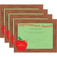 30pcs Improvement Award Recognition Certificates 11inx8.5in Colorful