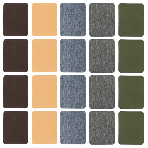 30pcs Iron On Patch Jeans Clothes Patches Simple Clothes Elbow Appliques