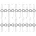 thumbnail image 1 of TABLZONE 30pcs Housing Spring Clip for Ceiling Lampshade Fittings Silver, 1 of 6