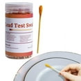 thumbnail image 1 of 30 Swabs Lead Paint Test Kit, Suitable for use on Housepaint, Dishes, Metal, Toys, Wood, Results in 30 Seconds, Just dip in Water to use, Each Swab detects Lead in House Painted Surfaces, Orange, 1 of 6