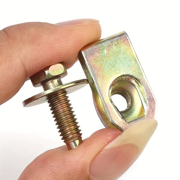 30pcs M6-1.0 Car Body Bolt and U-shaped Nut Clip Kit | Universal Splash Shield Bolt Clip for Engine Undercover Chassis, Bumper Mudguard Liner Push Fixing Fastener Kit