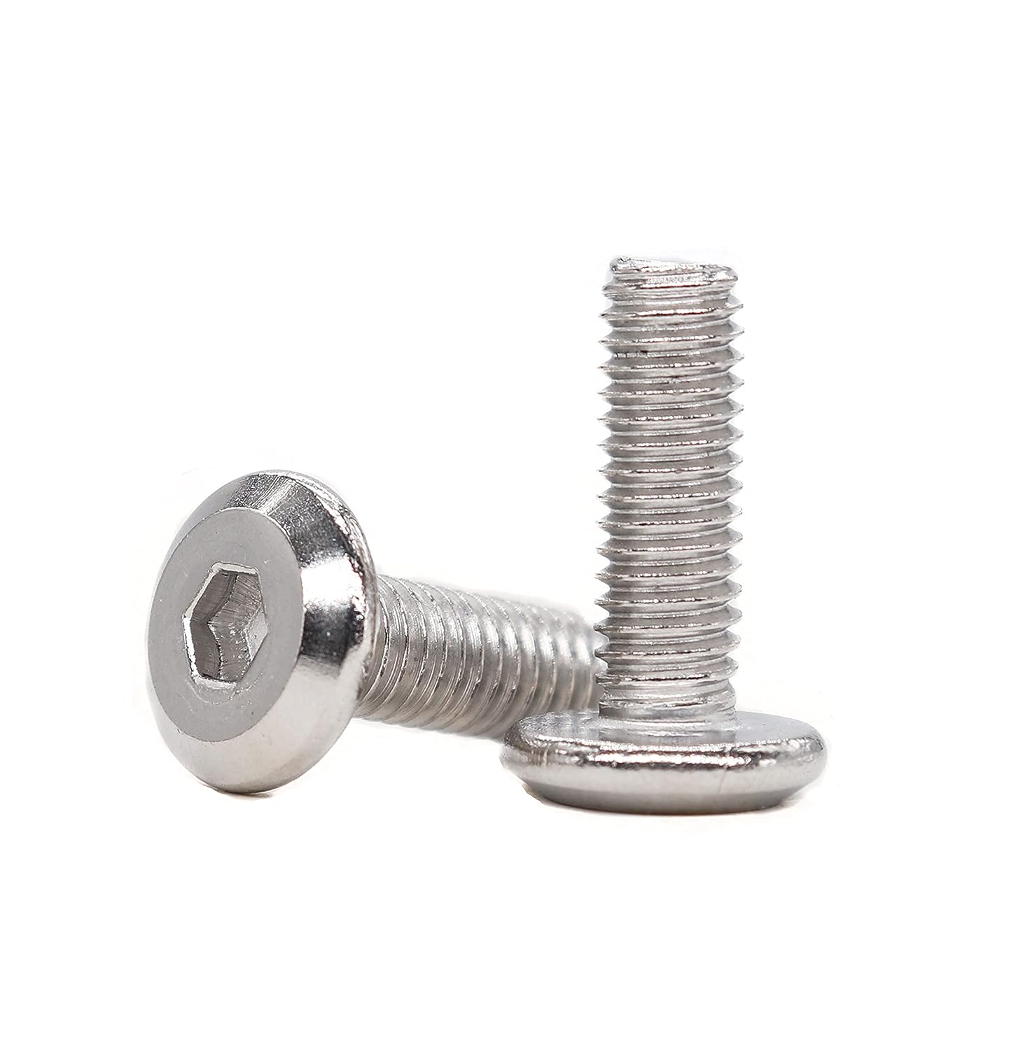 30pcs M6 x 15mm Flat Socket Cap Allen Bolts Rivet Screws Furniture