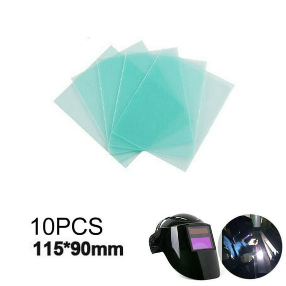 10PCS Welding Protective Lens PC Plastic Plate Cover Green Clear Screens Welding Helmet Welding Filter