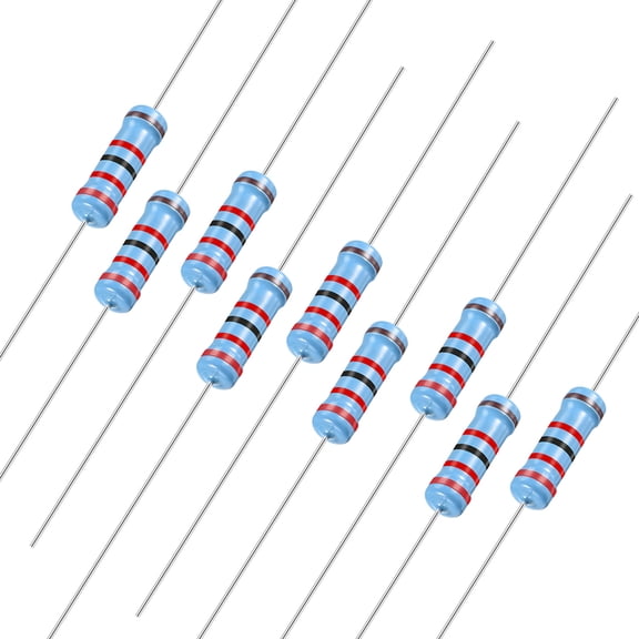 30pcs Metal Film Resistors 22K 2W 1%Tolerances 5 Color Bands