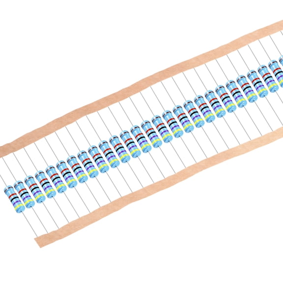 30pcs Metal Film Resistors 47K 2W 1%Tolerances 5 Color Bands