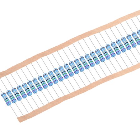 30pcs Metal Film Resistors 75 Ohm 2W 1%Tolerances 5 Color Bands.