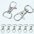 thumbnail image 1 of 30pcs Metal Swivel Clasps Lanyard Snap Hook Lobster Claw Clasp Jewelry Findings (Webbing Size:1/2"), 1 of 5