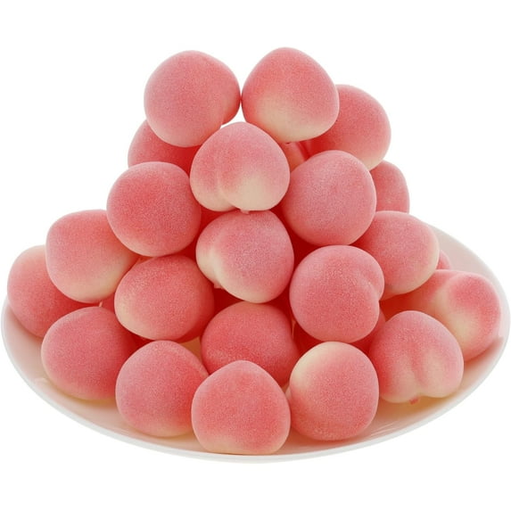 30pcs Mini Artificial Peach Decoration Fake Fruit Home Party Christmas DIY Material - 3.5 cm