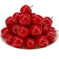thumbnail image 1 of 30pcs Mini Artificial Red Apple Decoration Fake Fruit Home Party Kitchen Food Toy Display - 3.5 cm, 1 of 3