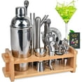 thumbnail image 1 of 30pcs Mixology Bartender Kit with Stand, Monteka 25oz Bar Set Cocktail Shaker Set, Professional Bartending Kit Home Bar Tools Set Bar Accessories, 1 of 8