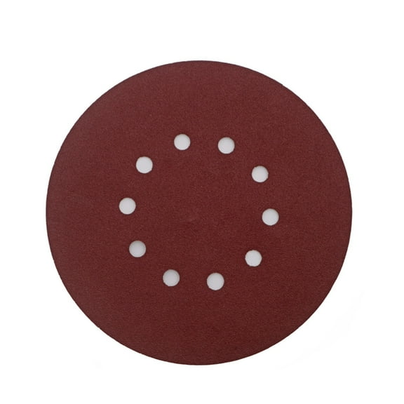 30pcs Mixture Sandpaper 225mm 10-hole Sanding Paper100-320grit Electric Wall Polisher Sander Polisher Drywall Hook And Loop ,Easy to Operate