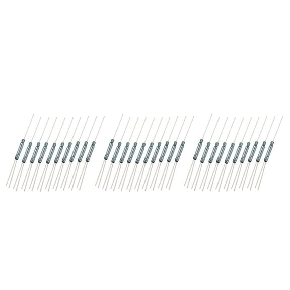 30pcs N/O N/C SPDT Reed Magnetic Switch Switches Replacement 2.5X14MM RI-90