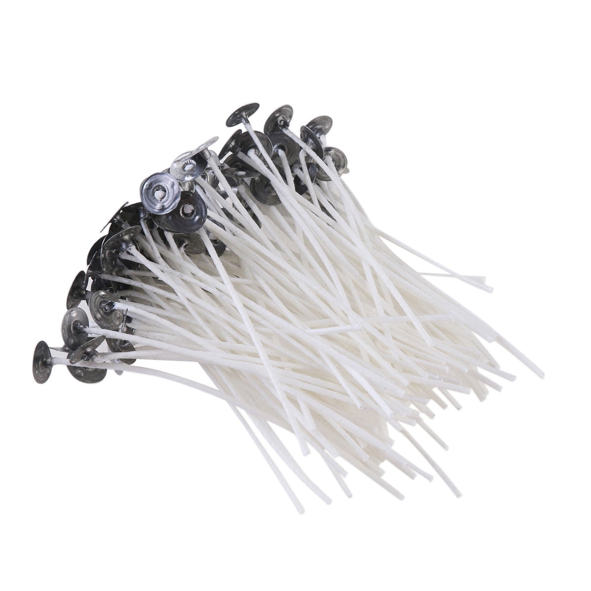 30pcs Natural Candle Wick Low Smoke PreWaxed & Natural Cotton Core For