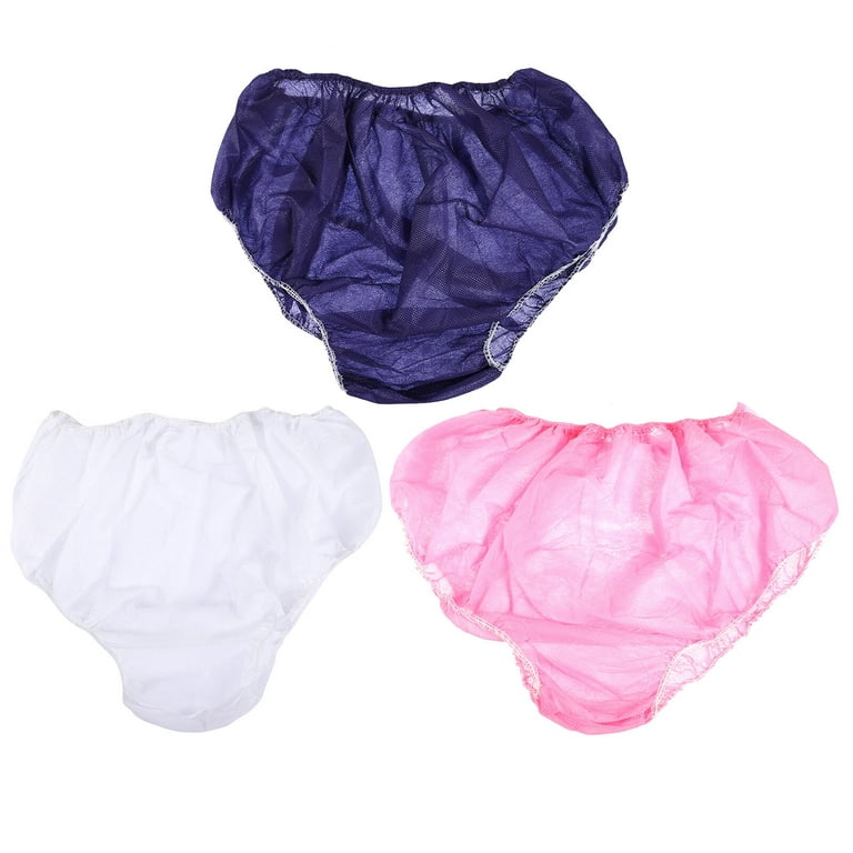 30pcs Non-Woven Underwear Disposable Underpants Spa Panties for Female 