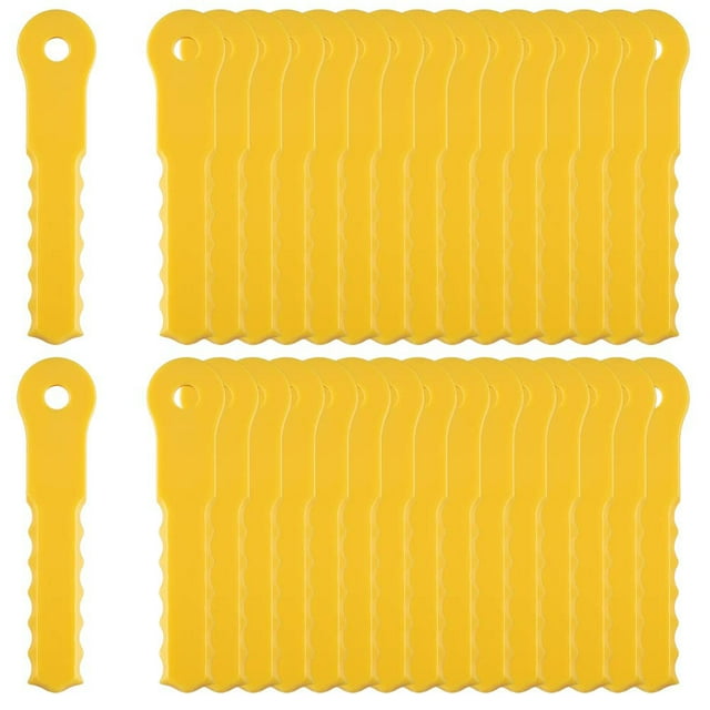 30pcs Nylon Replacement Blades Plastic Weed Eater Heads Compatible with