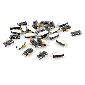 30pcs On/Off 2 Position 1P2T SPDT Horizontal Miniature SMT Slide Switch