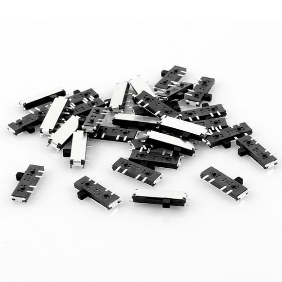 30pcs On/Off/On 8 Pin 2P2T DPDT Miniature SMT Slide Switch 10mmx3mm