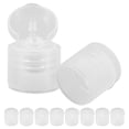 thumbnail image 1 of WRITWAA 30Pcs Screw in Toothpaste Caps Plastic Flip Top Lids for Mason Jars Travel Use, 1 of 6