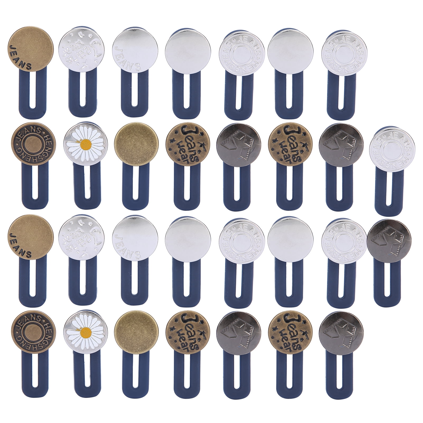 30pcs Portable Waist Extender Button Detachable Waistband Extender for ...