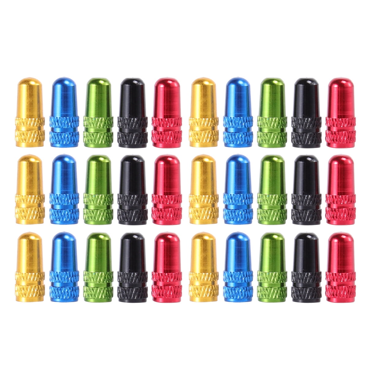 30pcs Presta Anodized Machined Aluminum Alloy French Style Bike Tire