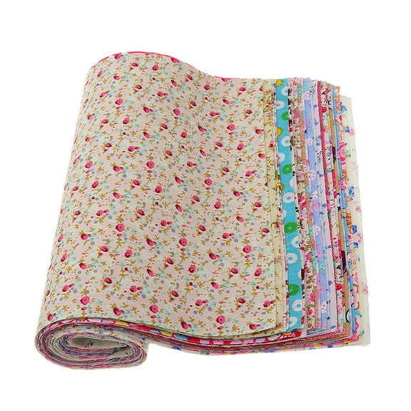 30pcs Printed Fabric Packages DIY Cotton Cloth Patchwork Fabrics