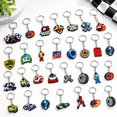 Kar Key Rings 30pcs Racing Car Keychains Bulk Cute Decorative Key Rings For Gifts And ...