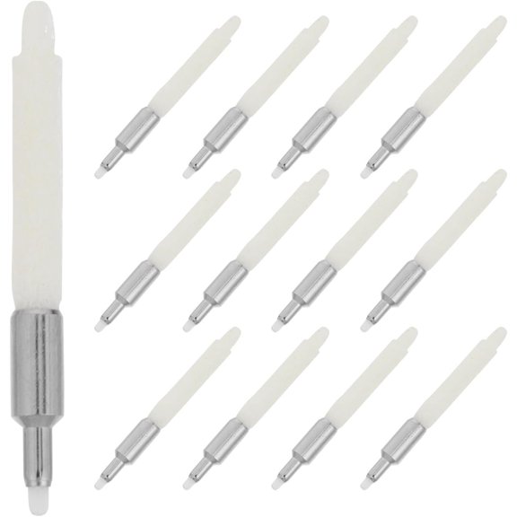 30pcs Replacement Paint Pen Points for Artists 0.5mm Fine Tip Metal, Replaceable Nylon Nibs, Smooth Flow