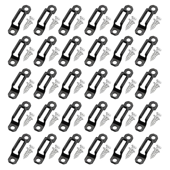 30pcs Set Concealed Screw Fasteners With Strong Load Capacity Suitable For Uniform Force In Cabinet & Wardrobe Assembly