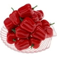 thumbnail image 1 of 30pcs Simulation Artificial Mini Bell Pepper Lifelike Fake Hot Chili Foam Vegetable Props Craft Decoration Food Model Home Kitchen Cabinet Shop Ornament, 1 of 3