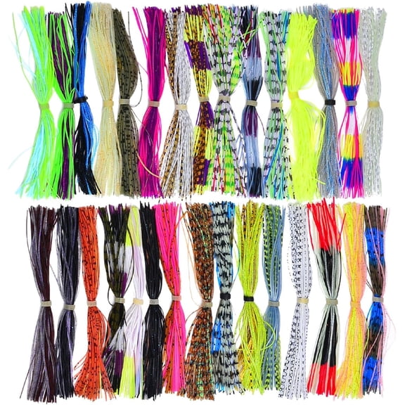 30pcs Spinner Baits Set, Metal Blade Fishing Lures for Bass Pike Walleye Trout, Freshwater Jig Spinner Kit for Casting Trolling, Tackle Box
