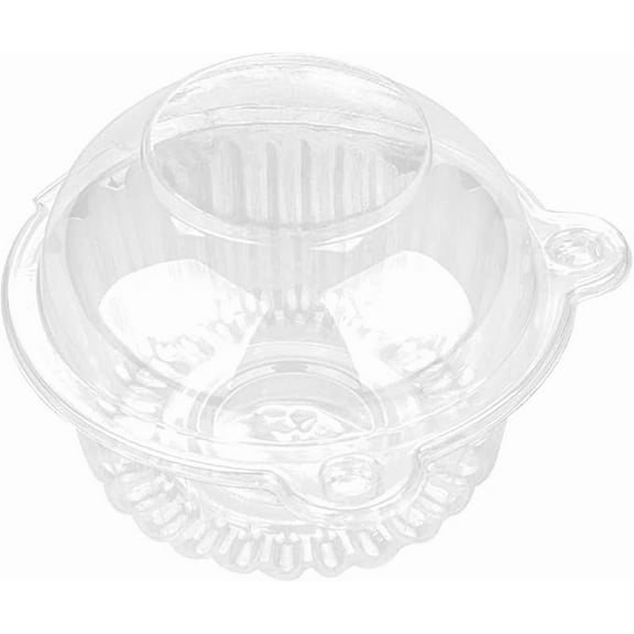 30pcs Stackable Cake Boxes With Lids, Transparent Design Fruit Packing Boxes, Suitable For Camping, Parties And Holidays
