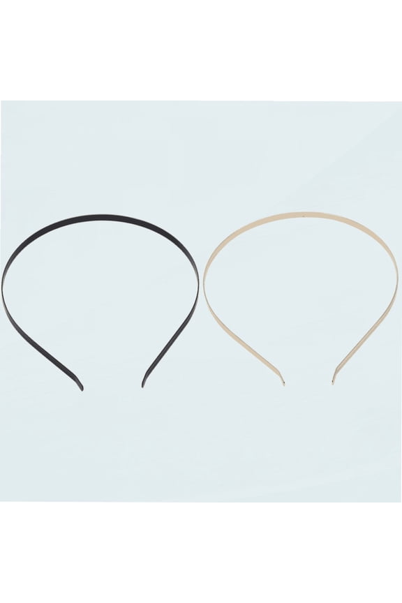 30pcs Stainless Steel Headband Turban Headband Hairbands for Women's Hair Metal Headbands for Women Wire Frame Hairband Blank Metal Headbands DIY Hair Accessories Hair Hoops Black