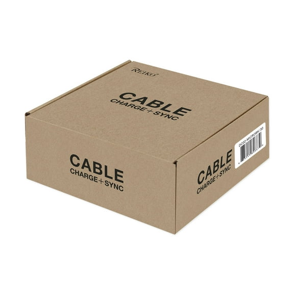 30pcs Tangle Free Android Phones Micro 2.0 Data Cable 3.3 Feet In Black For Use With Micro