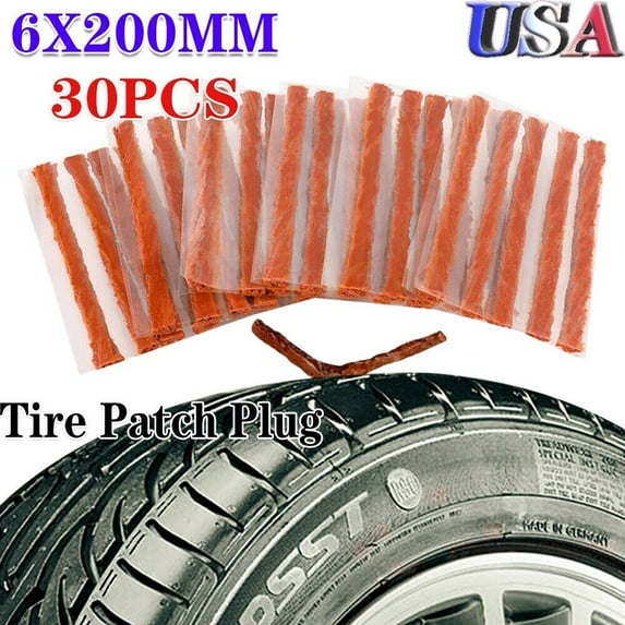 30pcs Tire Repair Plugs Car Tire Puncture Recovery Tyre Tubeless Seal Plug Strip