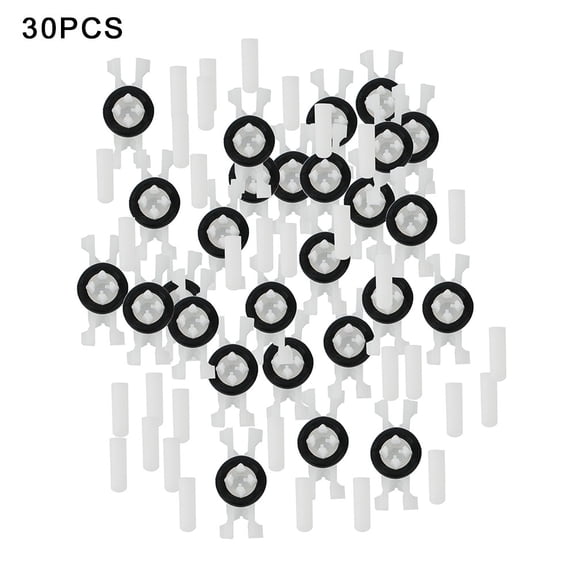 30pcs Top Roof Rain Gutter Moulding Trim Fastener Clip Clips For BMW E46 51138204858 Replacement Part For Vehicle