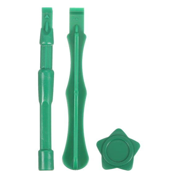 30pcs Universal Plastic Spudger Crowbar Pry Bar Opening Repair Tools for Cellphone Mobile Phone Tablet Laptop, Green