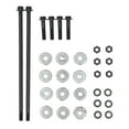 30pcs Upper Lower A Arm Bolts Dust Cap Set Metal Alloy High Strength