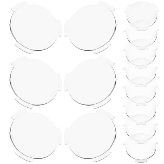 30pcs VR Lens Biconvex Light Blocking Lens 3D VR Glasses Supplies Round Convex Lens VR Glasses Part Convex Lenses Portable Lens VR Glasses Plastic Lens