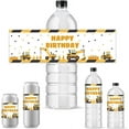 thumbnail image 1 of 30pcs Excavator Adhesive Bottle Labels Stickers Happy Birthday Water Bottle Labels Waterproof Water Bottle Wraps Lables Party Favor Decorations for Birthday Party Men, 1 of 7