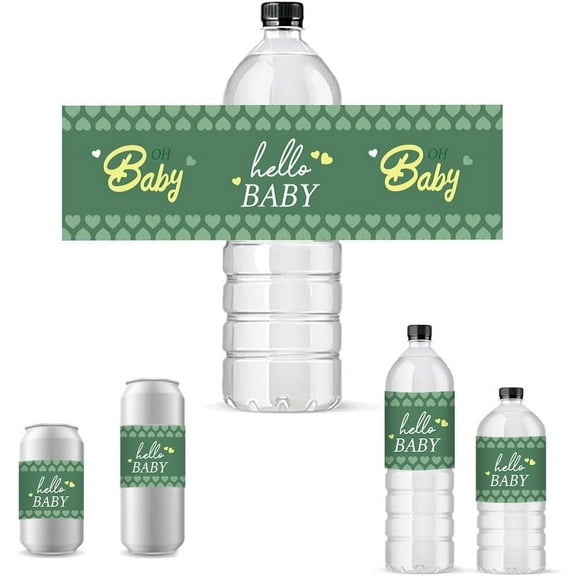 30pcs Waterproof Self-Adhesive Bottle Wrappers - Stickers